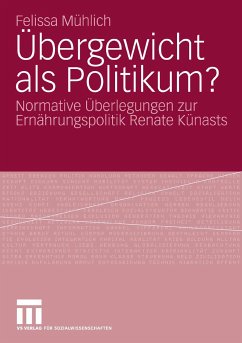 Übergewicht als Politikum? (eBook, PDF) - Mühlich, Felissa