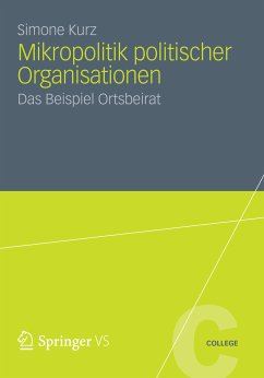 Mikropolitik politischer Organisationen (eBook, PDF) - Kurz, Simone