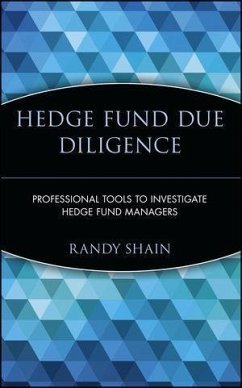 Hedge Fund Due Diligence (eBook, ePUB) - Shain, Randy