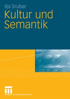 Kultur und Semantik (eBook, PDF) - Srubar, Ilja