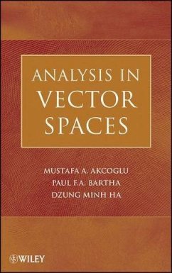 Analysis in Vector Spaces (eBook, PDF) - Akcoglu, Mustafa A.; Bartha, Paul F. A.; Ha, Dzung Minh