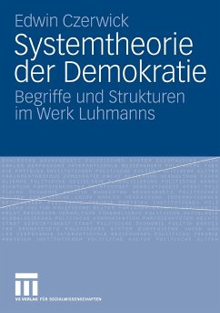 Systemtheorie der Demokratie (eBook, PDF) - Czerwick, Edwin