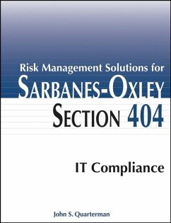 Cover Risk Management Solutions for Sarbanes-Oxley Section 404 IT Compliance (eBook, PDF)