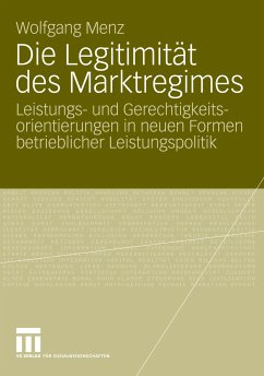 Die Legitimität des Marktregimes (eBook, PDF) - Menz, Wolfgang