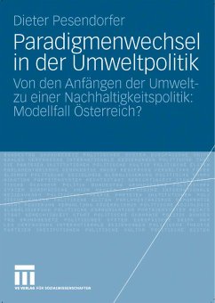 Paradigmenwechsel in der Umweltpolitik (eBook, PDF) - Pesendorfer, Dieter