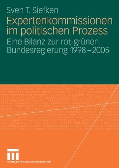 Expertenkommissionen im politischen Prozess (eBook, PDF) - Siefken, Sven T.