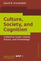 Culture, Society, and Cognition (eBook, PDF) - Kronenfeld, David B.