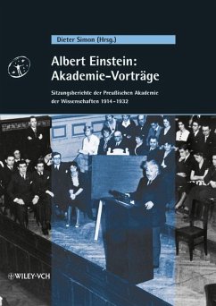 Cover Albert Einstein: Akademie-Vorträge (eBook, ePUB)