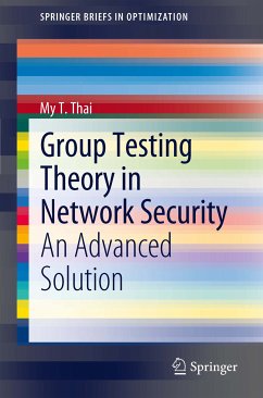 Group Testing Theory in Network Security (eBook, PDF) - Thai, My T.