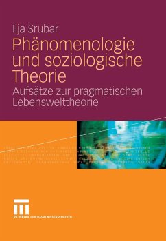 Phänomenologie und soziologische Theorie (eBook, PDF) - Srubar, Ilja