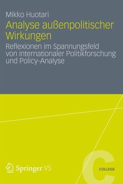 Cover Analyse außenpolitischer Wirkungen (eBook, PDF)