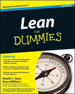 Lean For Dummies (eBook, PDF) - Sayer, Natalie J.; Williams, Bruce