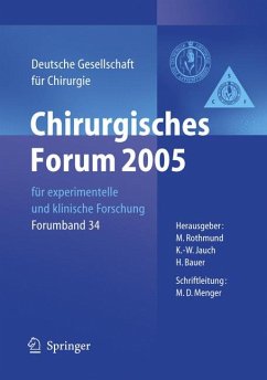 Chirurgisches Forum 2005 für experimentelle und klinische Forschung (eBook, PDF)