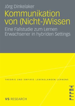 Kommunikation von (Nicht-)Wissen (eBook, PDF) - Dinkelaker, Joerg