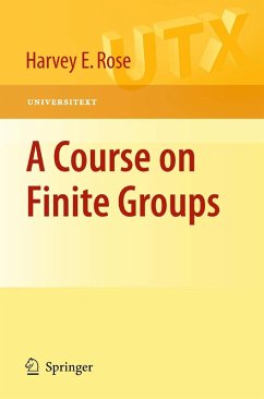 A Course on Finite Groups (eBook, PDF) - Rose, H. E.