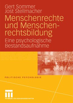 Menschenrechte und Menschenrechtsbildung (eBook, PDF) - Sommer, Gert; Stellmacher, Jost