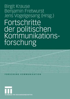 Fortschritte der politischen Kommunikationsforschung (eBook, PDF)