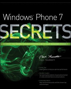 Windows Phone 7 Secrets (eBook, ePUB) - Thurrott, Paul