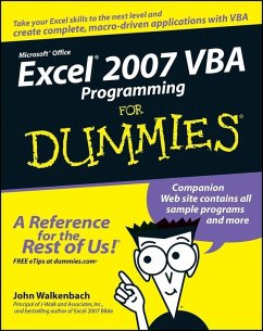 Excel 2007 VBA Programming For Dummies (eBook, ePUB) - Walkenbach, John