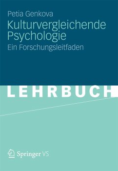 Kulturvergleichende Psychologie (eBook, PDF) - Genkova, Petia