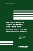 Harmonic Analysis, Signal Processing, and Complexity (eBook, PDF)