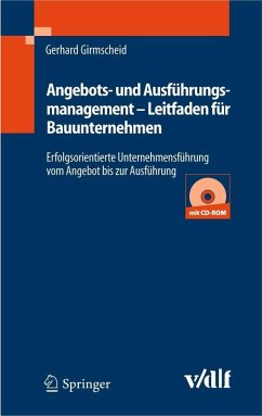 Cover Angebots- und Ausführungsmanagement - Leitfaden für Bauunternehmen (eBook, PDF)