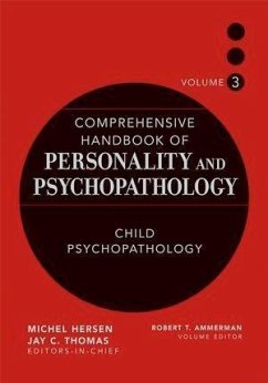 Comprehensive Handbook of Personality and Psychopathology , Volume 3 , Child Psychopathology (eBook, PDF)