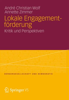 Lokale Engagementförderung (eBook, PDF) - Wolf, André Christian; Zimmer, Annette