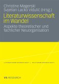 Literaturwissenschaft im Wandel (eBook, PDF)