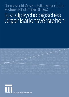 Sozialpsychologisches Organisationsverstehen (eBook, PDF)