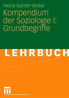 Kompendium der Soziologie I: Grundbegriffe (eBook, PDF) - Vester, Heinz-Günter