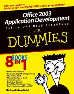 Office 2003 Application Development All-in-One Desk Reference For Dummies (eBook, PDF) - Mansfield, Richard