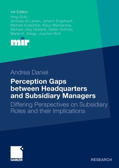 Perception Gaps between Headquarters and Subsidiary Managers (eBook, PDF) - Daniel, Andrea