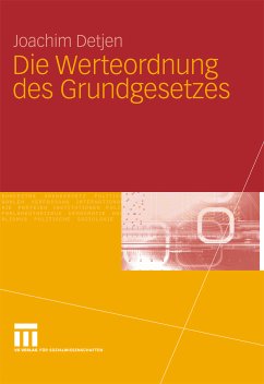 Die Werteordnung des Grundgesetzes (eBook, PDF) - Detjen, Joachim