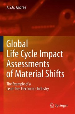Global Life Cycle Impact Assessments of Material Shifts (eBook, PDF) - Andrae, Anders S. G.