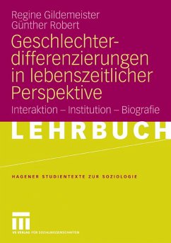 Cover Geschlechterdifferenzierungen in lebenszeitlicher Perspektive (eBook, PDF)