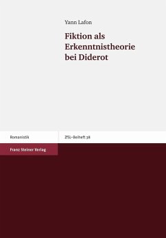 Fiktion als Erkenntnistheorie bei Diderot (eBook, PDF) - Lafon, Yann