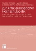 Zur Kritik europäischer Hochschulpolitik (eBook, PDF)