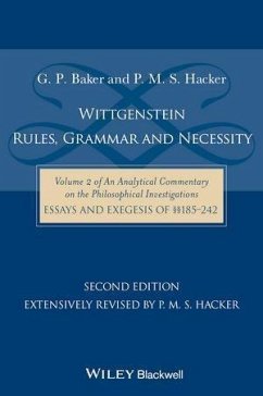 Wittgenstein (eBook, PDF) - Baker, G. P.; Hacker, P. M. S.