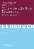 Sozialwissenschaftliche Datenanalyse (eBook, PDF)