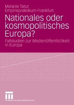 Nationales oder kosmopolitisches Europa? (eBook, PDF)