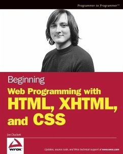 Beginning Web Programming with HTML, XHTML, and CSS (eBook, ePUB) - Duckett, Jon