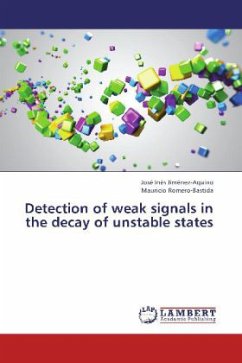 Detection of weak signals in the decay of unstable states