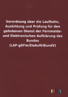 Verordnung über Die Laufbahn, Ausbildung Und Prüfung Für Den Gehobenen ...