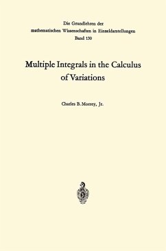 Multiple Integrals in the Calculus of Variations (eBook, PDF) - Morrey Jr., Charles Bradfield