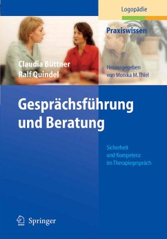 Gesprächsführung und Beratung (eBook, PDF) - Büttner, Claudia; Quindel, Ralf