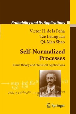 Self-Normalized Processes (eBook, PDF) - Peña, Victor H.; Lai, Tze Leung; Shao, Qi-Man