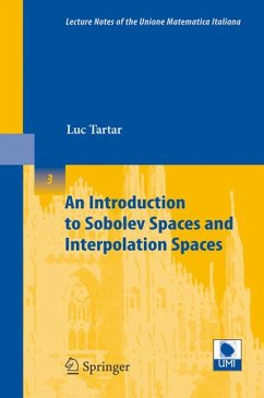 An Introduction to Sobolev Spaces and Interpolation Spaces (eBook, PDF) - Tartar, Luc