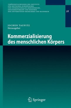 Kommerzialisierung des menschlichen Körpers (eBook, PDF)