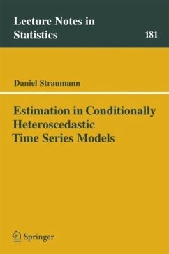 Estimation in Conditionally Heteroscedastic Time Series Models (eBook, PDF) - Straumann, Daniel